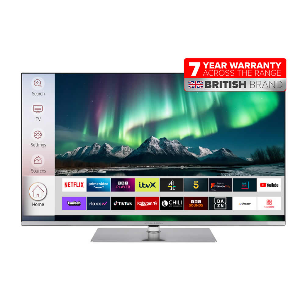 Mitchell-and-Brown 43inch SMART LED 4K Ultra HD Freeview PLAY WiFi