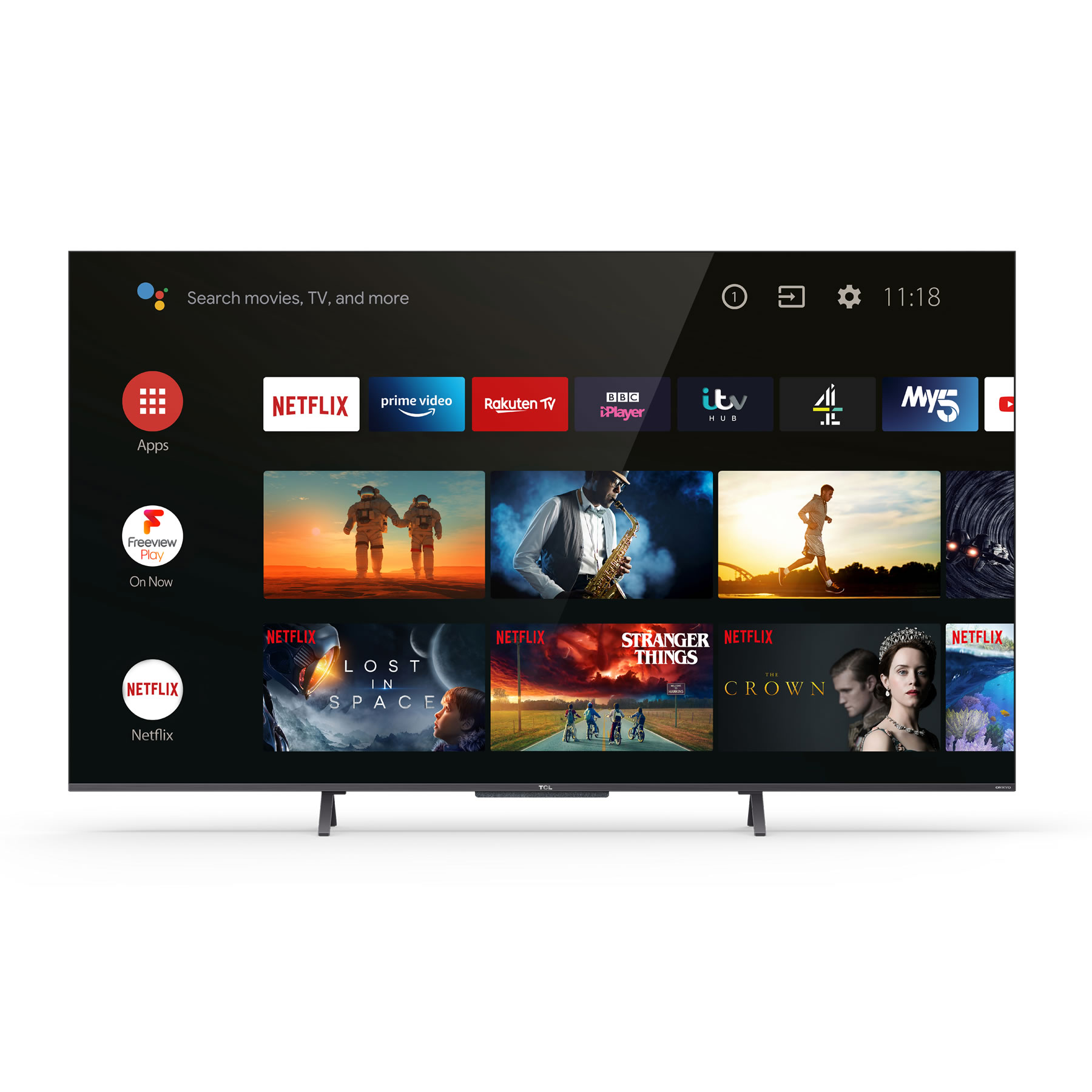 TCL 55inch 4K QLED SMART TV WiFi Freeview HD Android