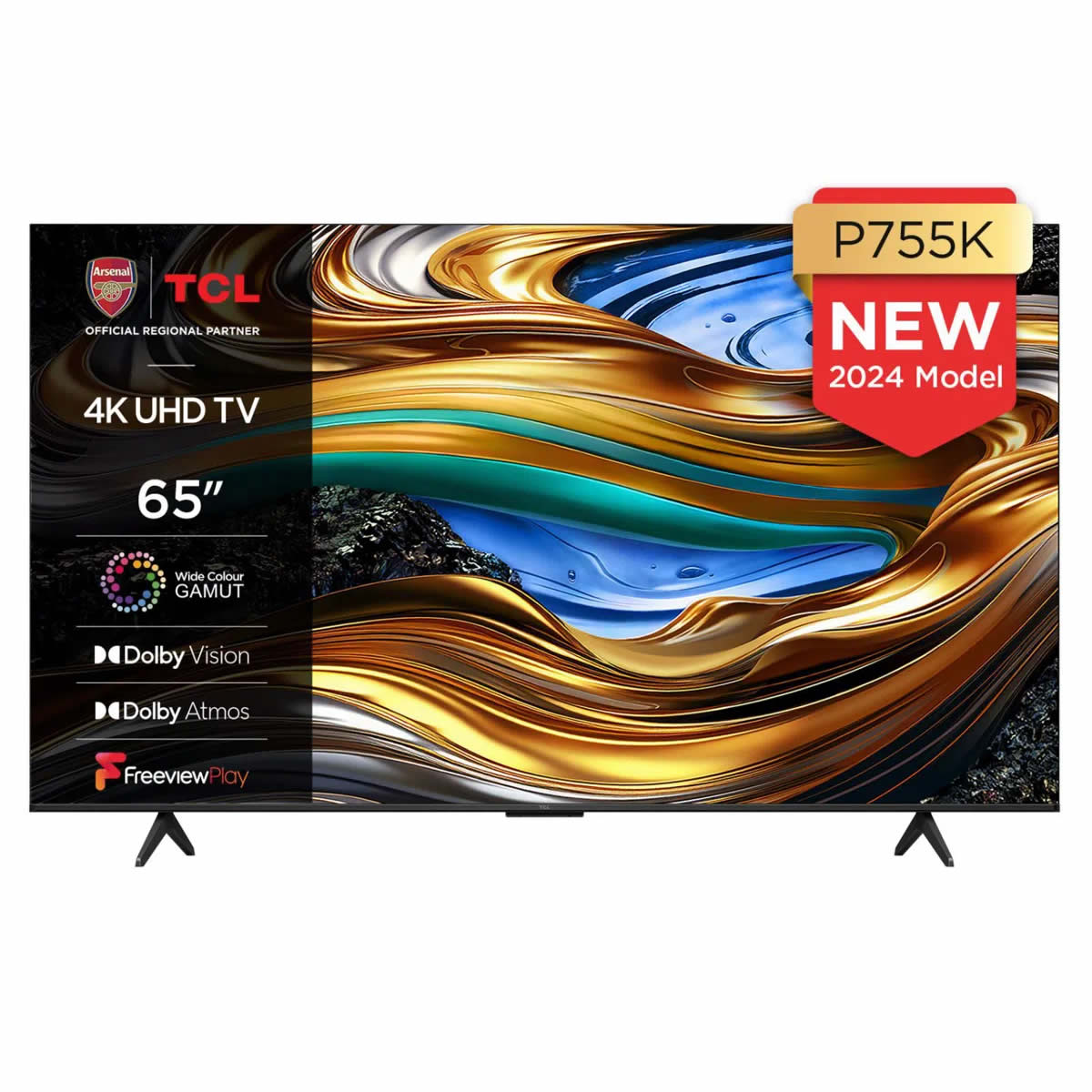 TCL 65inch 4K UHD LED SMART TV WiFi Freeview PLAY