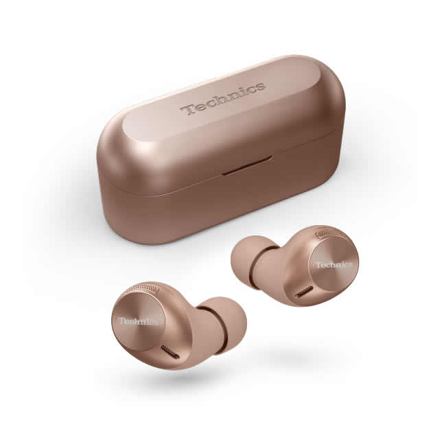Technics Bluetooth Wireless Earbuds Built-in Alexa Rose Gold