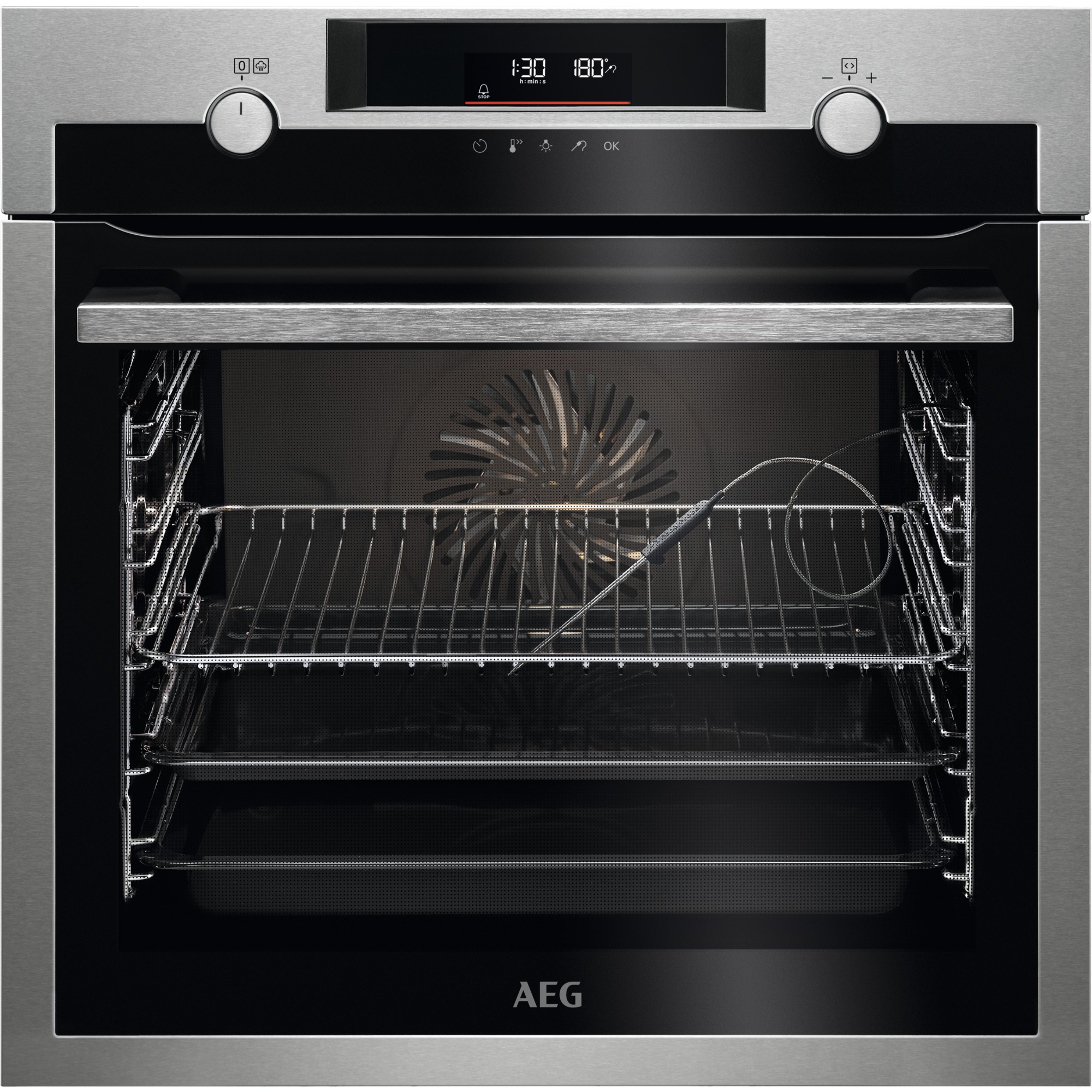 AEG Built-In Single Electric Oven SteamBake