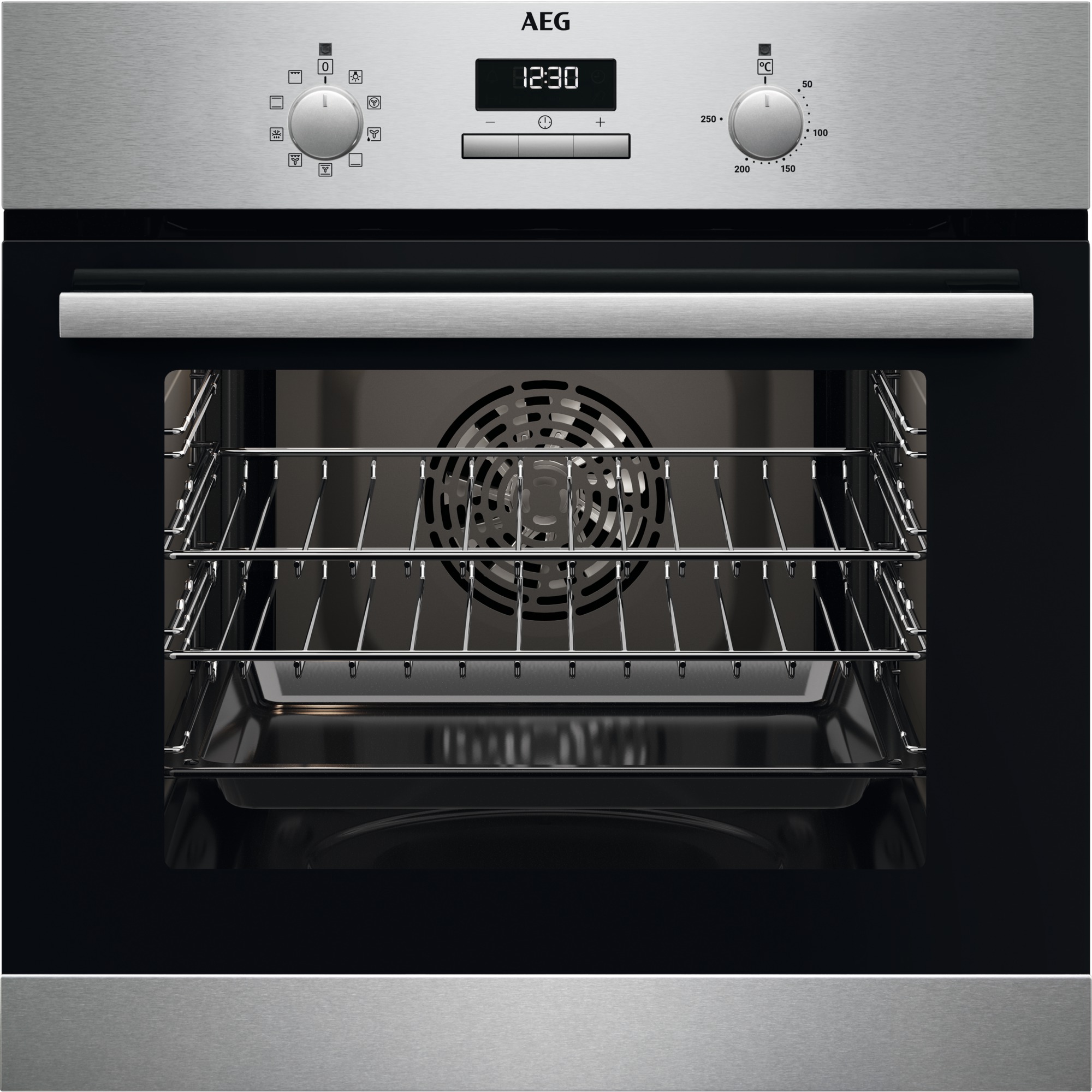 AEG Built-in Single Electric Oven Fanned Defrosting S/Steel