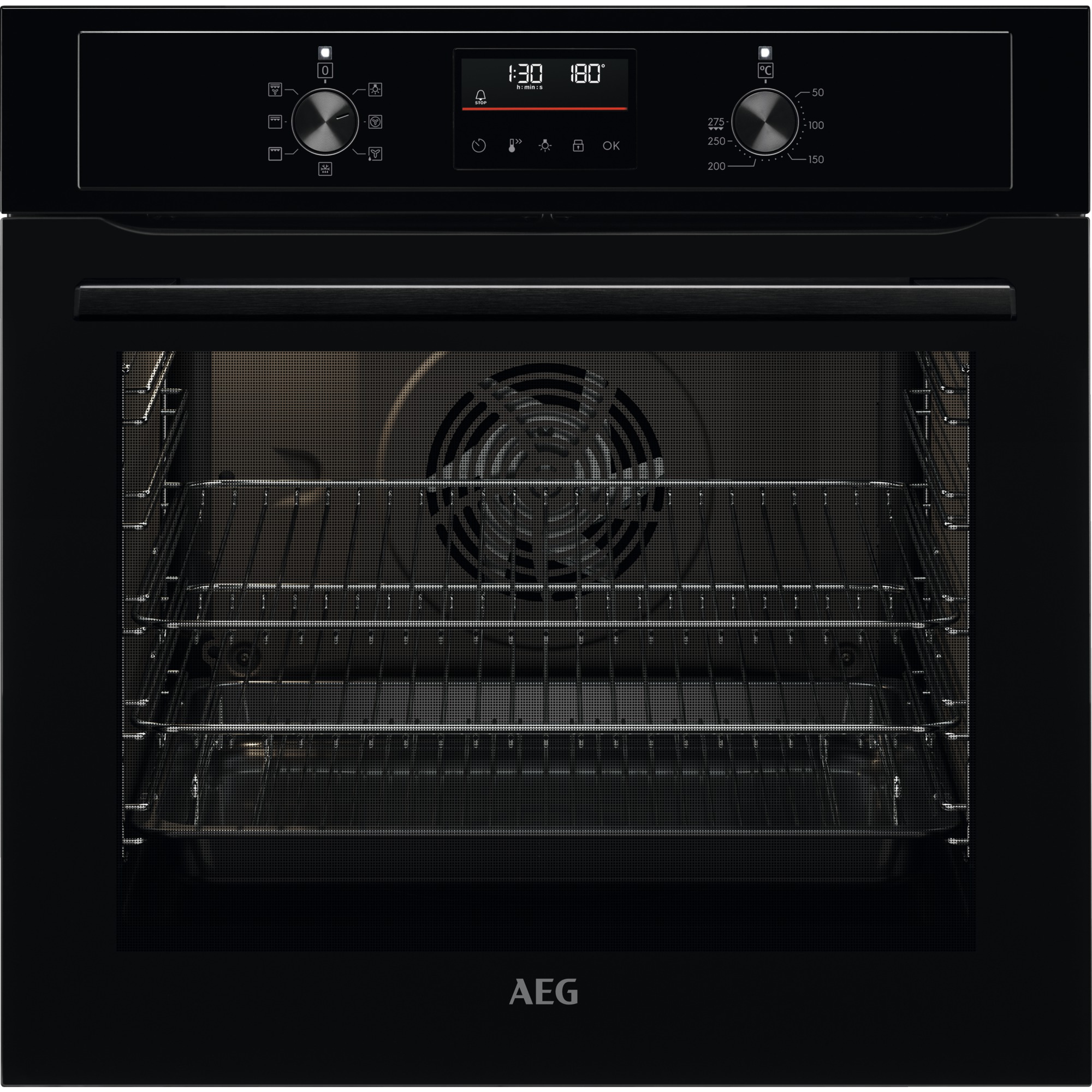 AEG Built-in Single Electric Oven Fanned Defrosting S/Steel