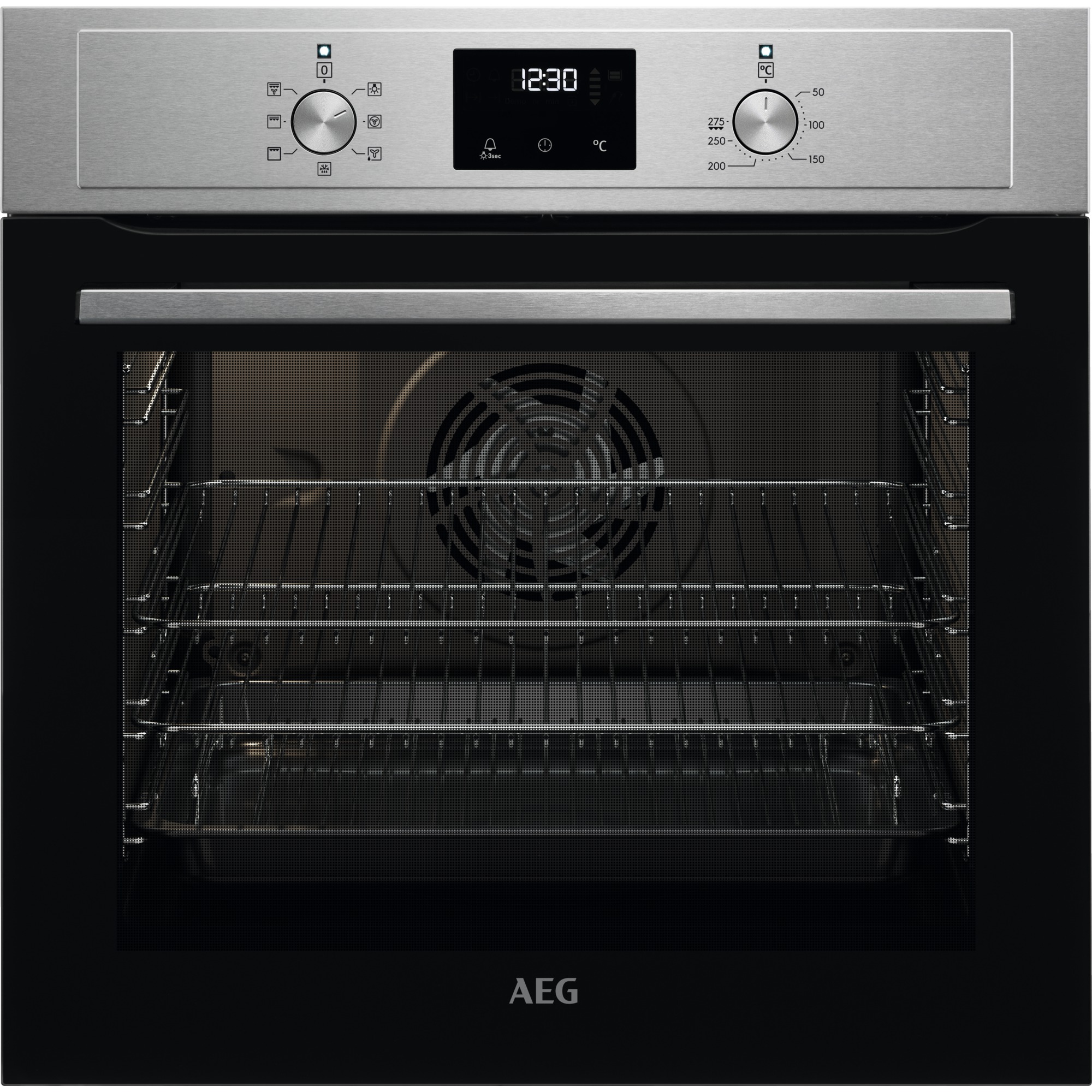 AEG Built-in Single Electric Oven Fanned Defrosting S/Steel