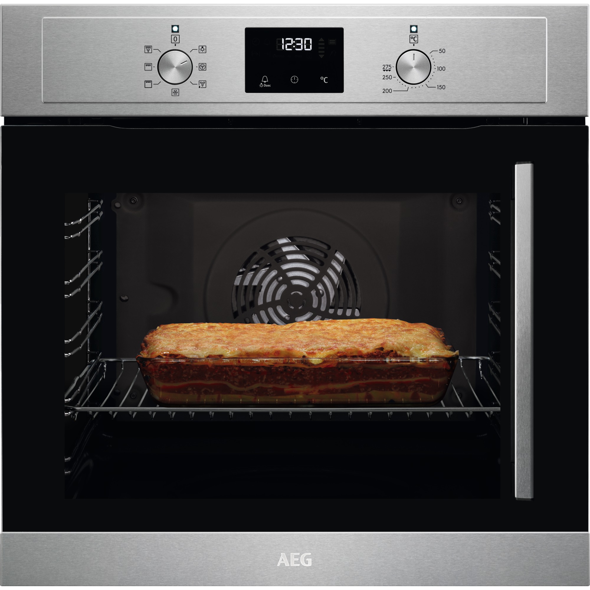 AEG Built-in Single Electric Oven Fanned Defrosting S/Steel