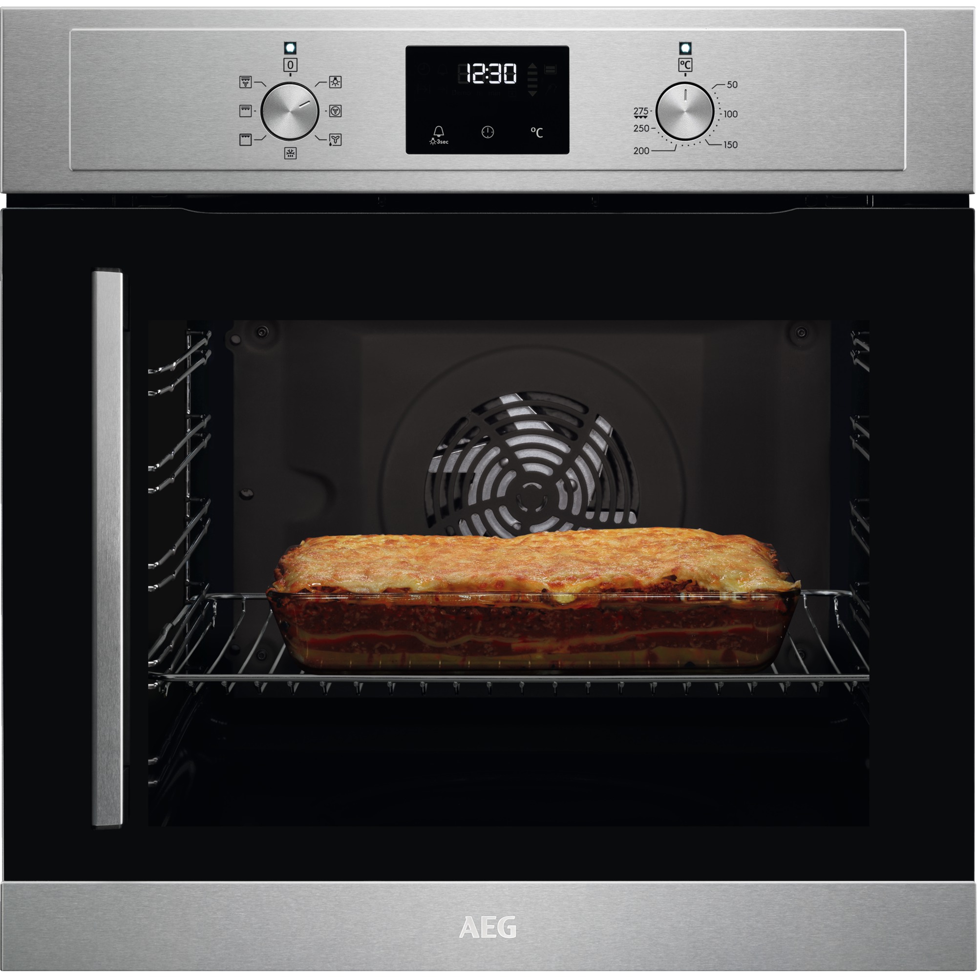 AEG Built-in Single Electric Oven Fanned Defrosting S/Steel