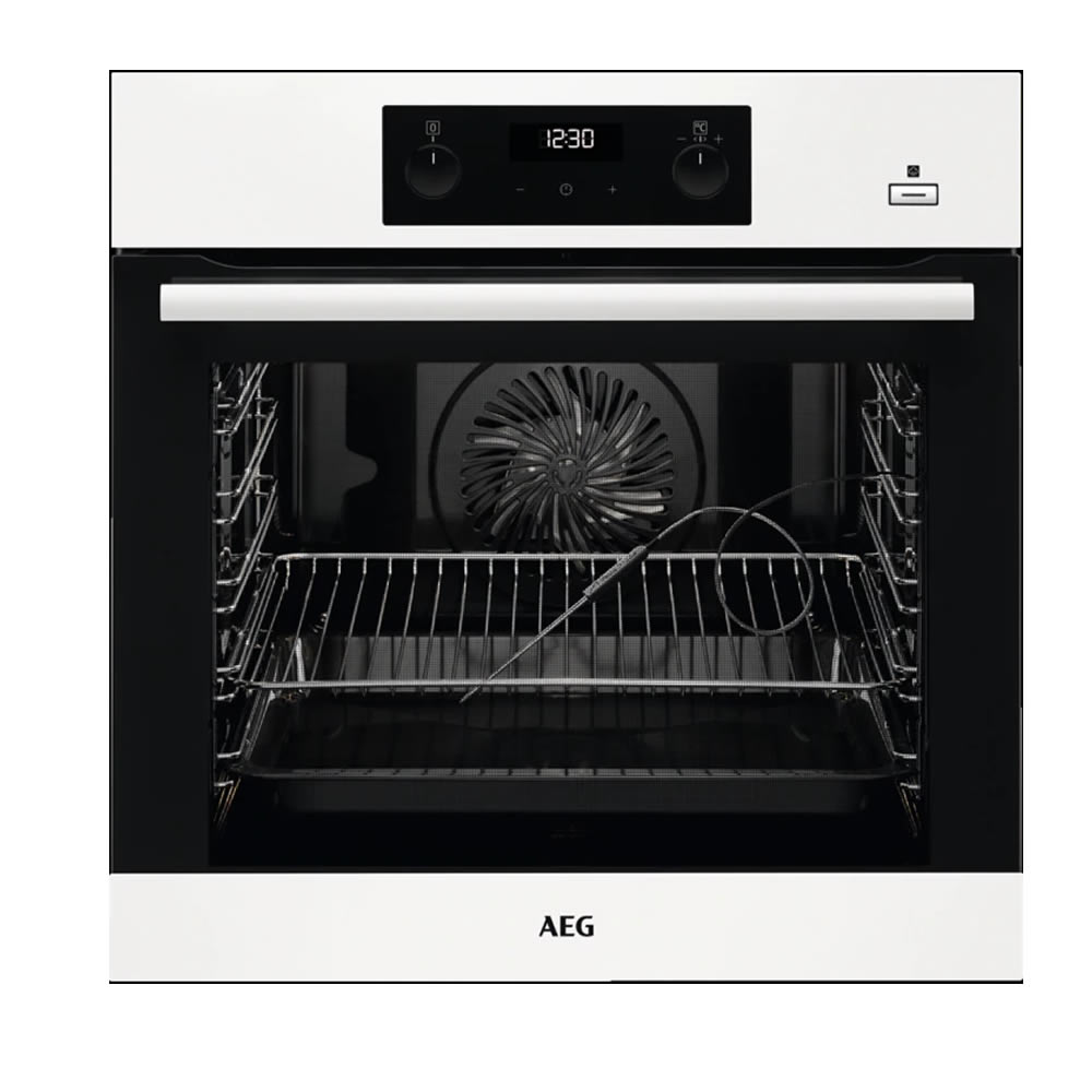 BEB355020W Built-In Single Electric Oven SteamBake White