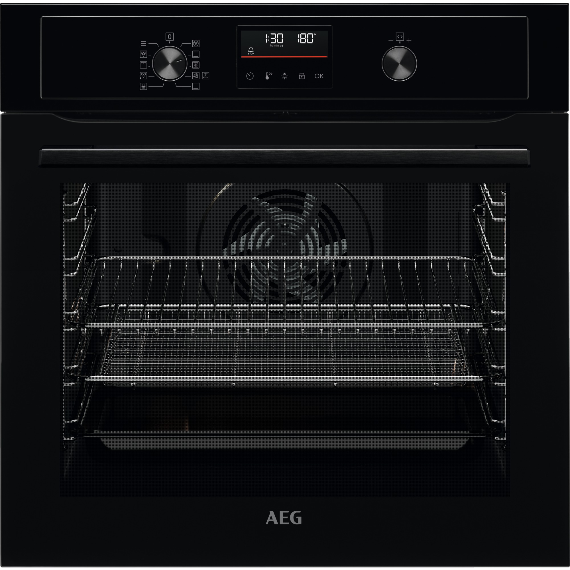 AEG Built-In Single Air Fry Electric Oven Aqua Clean