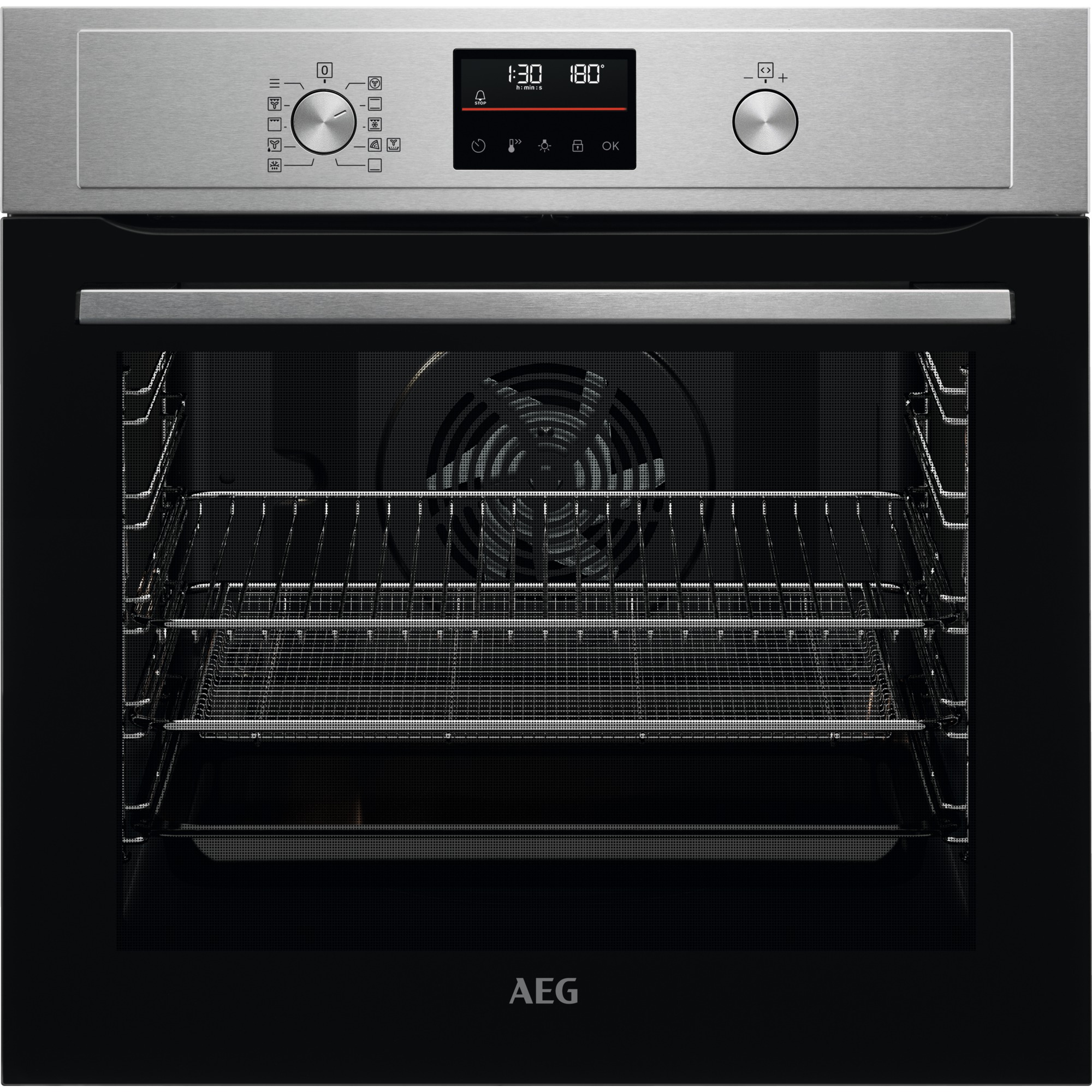 AEG Built-In Single Air Fry Electric Oven Aqua Clean