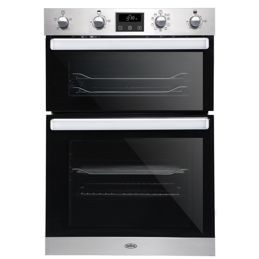Belling Built-in Double Electric Oven Fan Bluetooth S/St