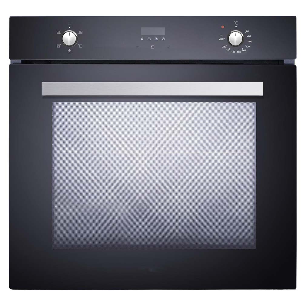 Teknix Built-in Single Electric Oven 13-Amp Connection Black