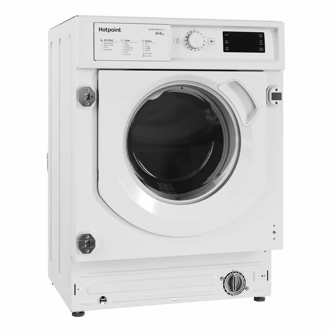 Hotpoint 1400rpm Integrated Washer Dryer 8kg/6kg Load White