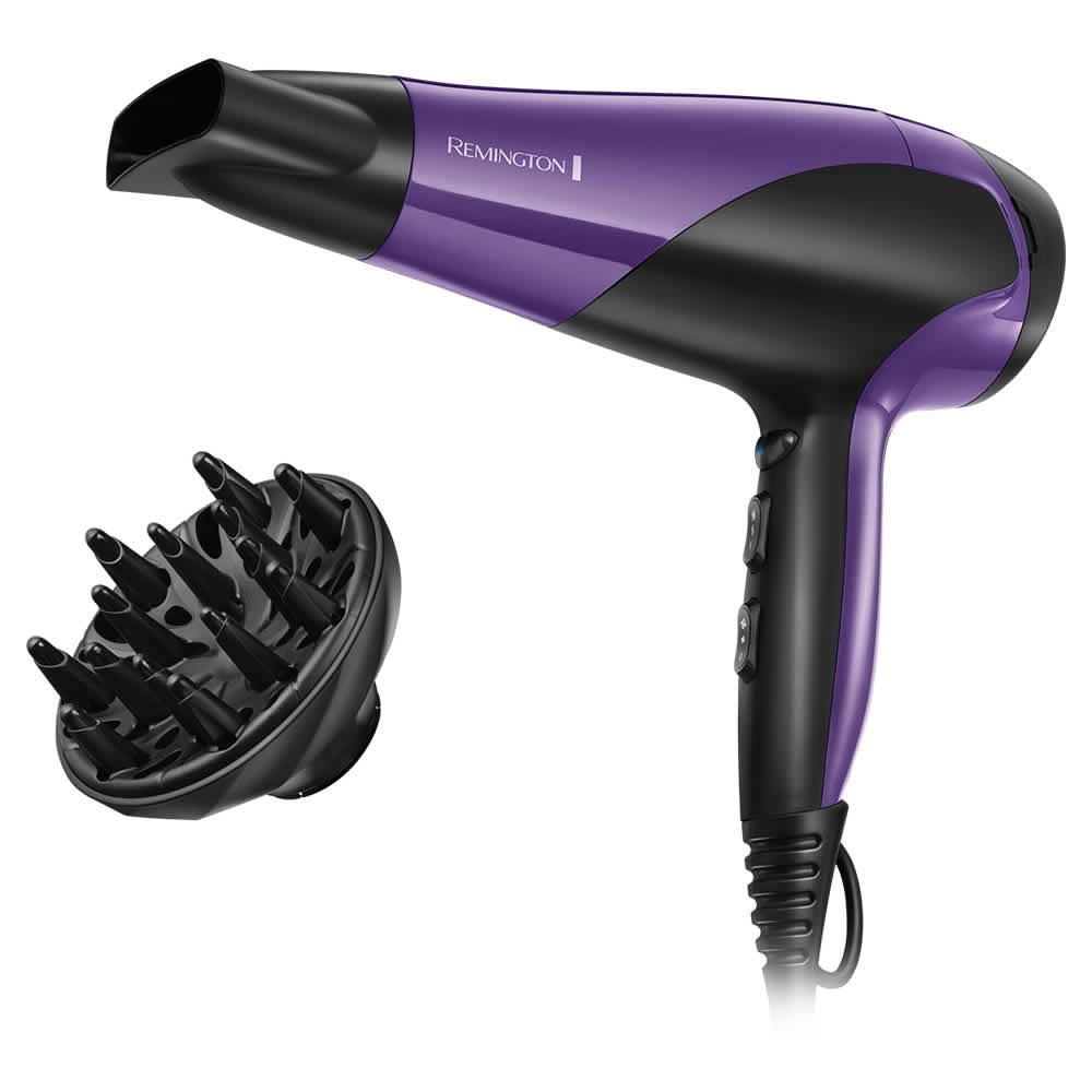 Remington 2200Watt Ionic Hair Dryer 3-Heat Settings 2-Speeds