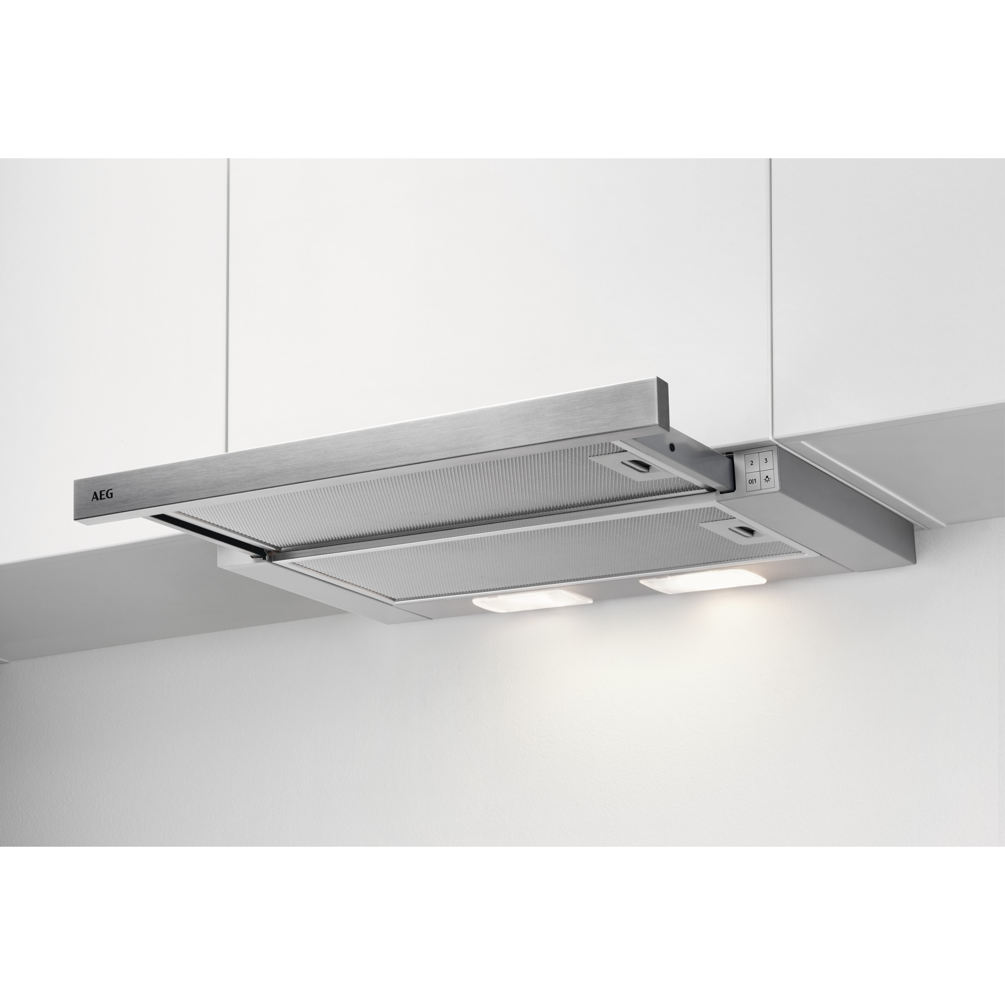 AEG 600mm Pull-Out Cooker Hood 3-Speed S/Steel