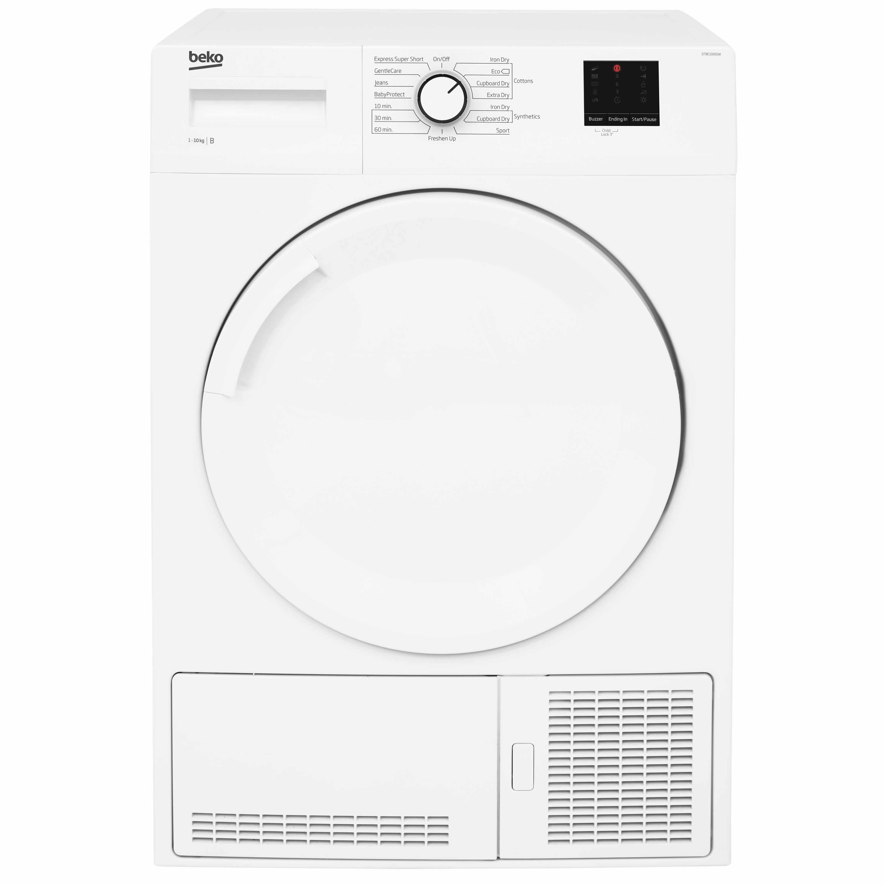 Beko 10kg Load Condenser Tumble Dryer 15 Programmes