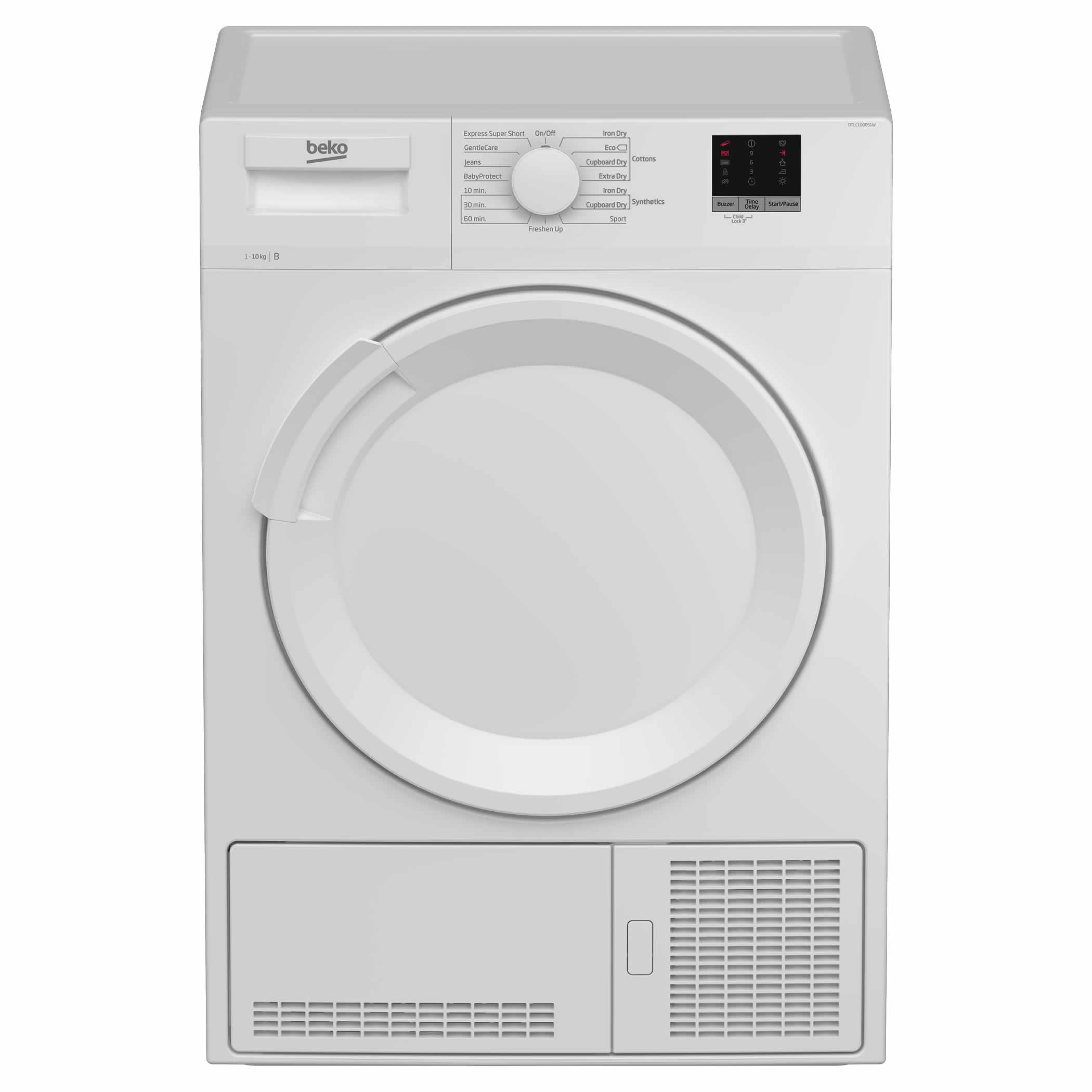 Beko DTLC100051W 10Kg Condenser Tumble Dryer - White - B Rated