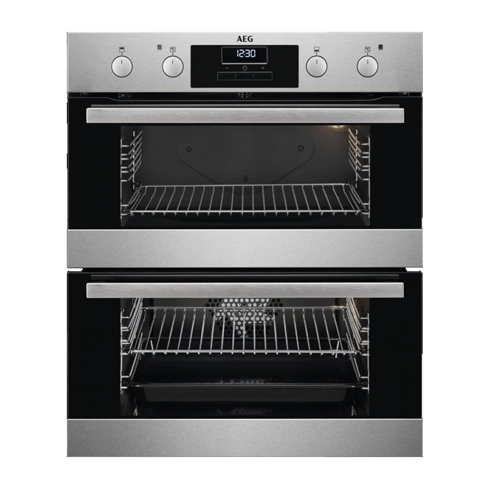 AEG DUB331110M Built Under Electric Double Oven - Stainless Steel - A/A Rated