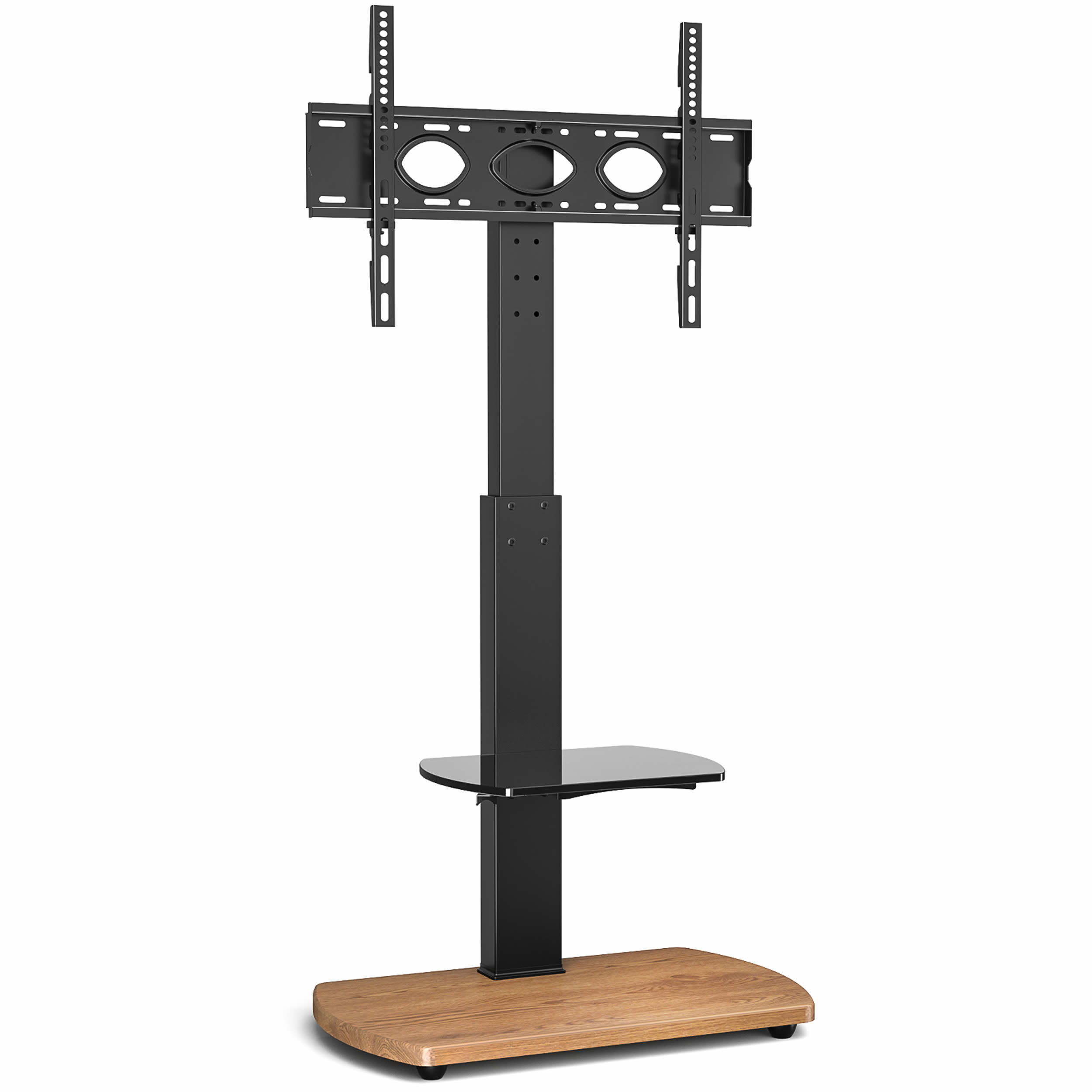 TTAP Floor Pedestal TV Stand Upto 55inch Oak/Black