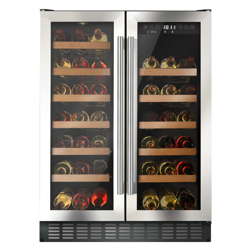 CDA FWC624SS Built Under Wine Cooler - Stainless Steel - G Rated