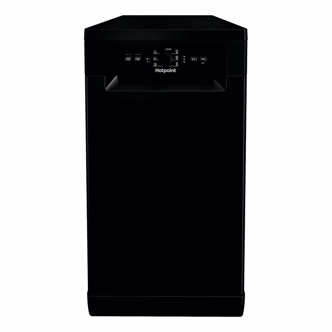 Hotpoint 9-Place Slimline Dishwasher Class F Black