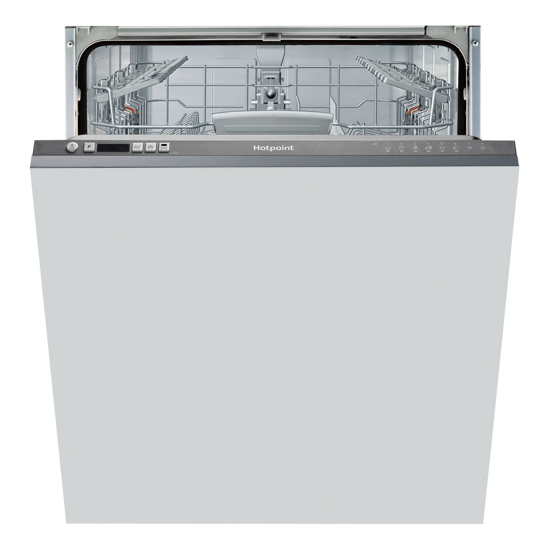 Hotpoint HIC3B19CUK Fully Integrated Standard Dishwasher - Graphite Control Panel with Fixed Door Fixing Kit - F Rated