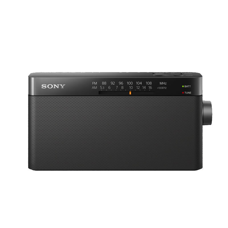 Sony AM/FM Portable Radio Black