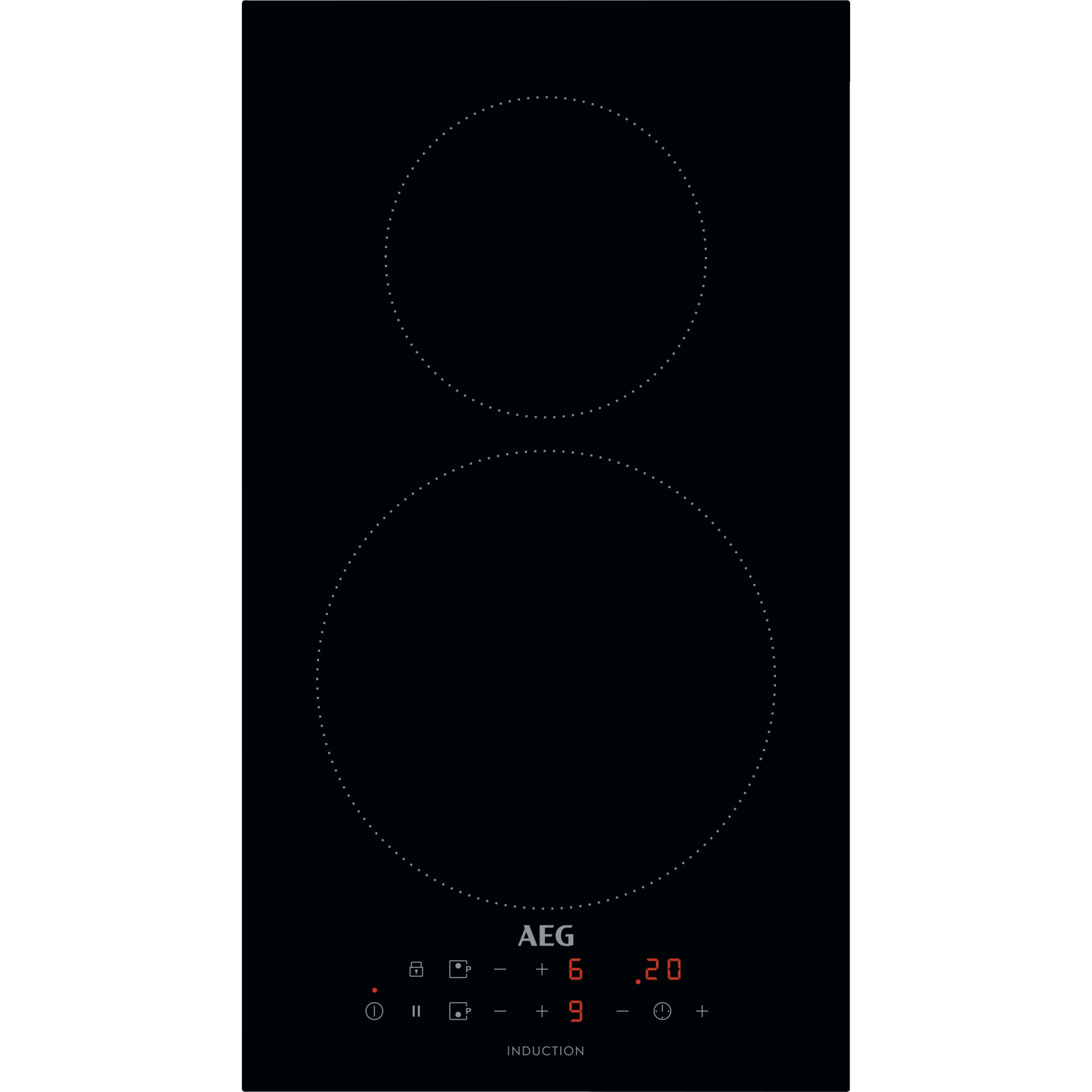 AEG 300mm Induction Hob Touch Control Black