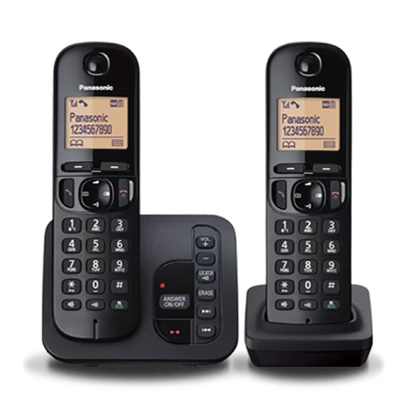 Panasonic Digital Cordless Phone/Answer Machine Twin 1.6in LCD