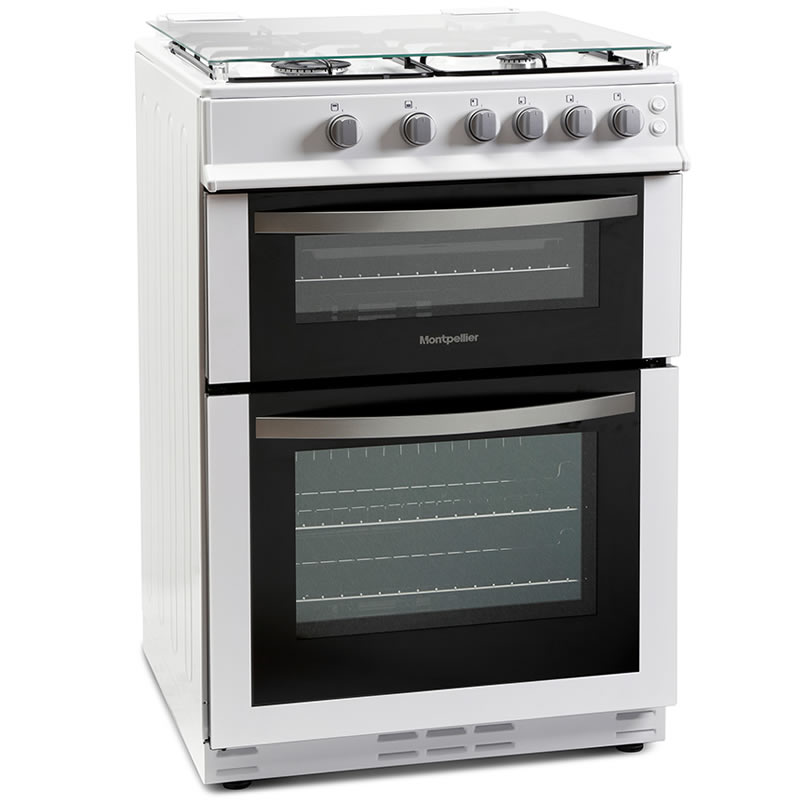 MDG600LW 600mm Double Gas Oven & Grill White