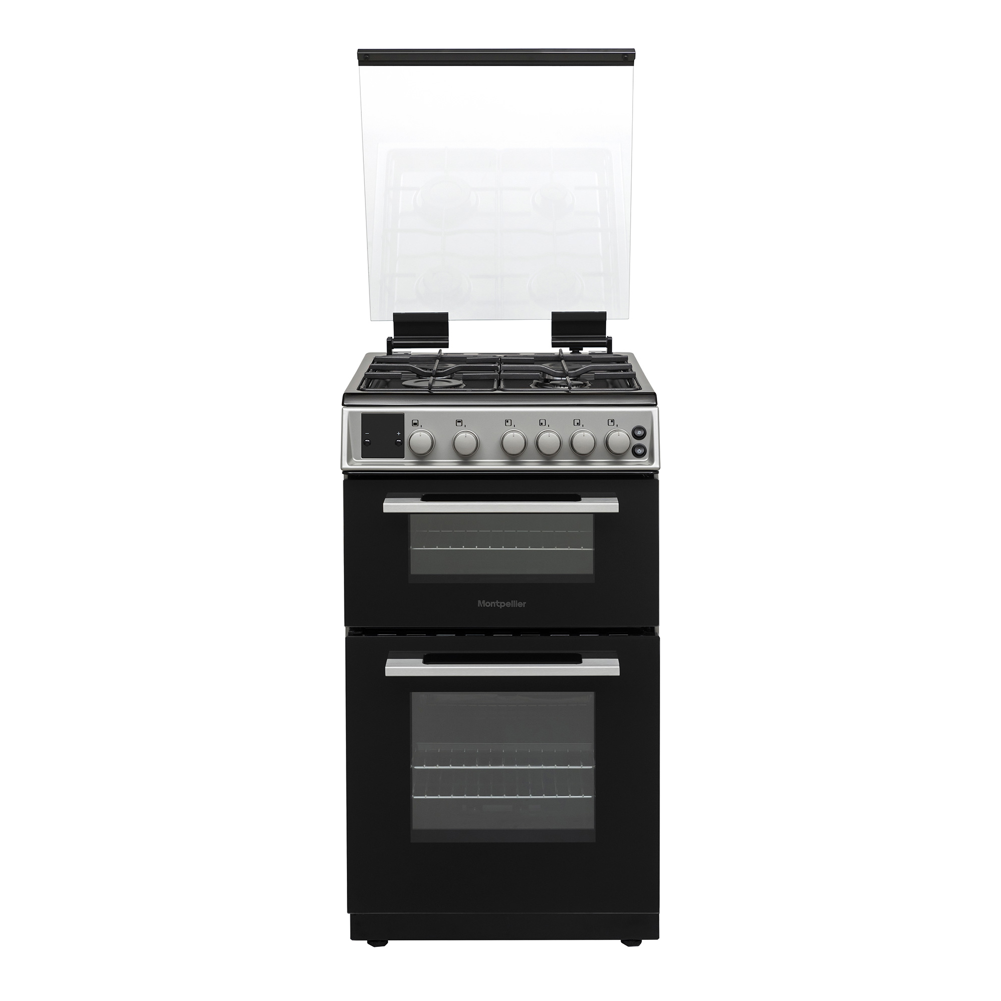 Montpellier 500mm Double Gas Oven & Grill Silver