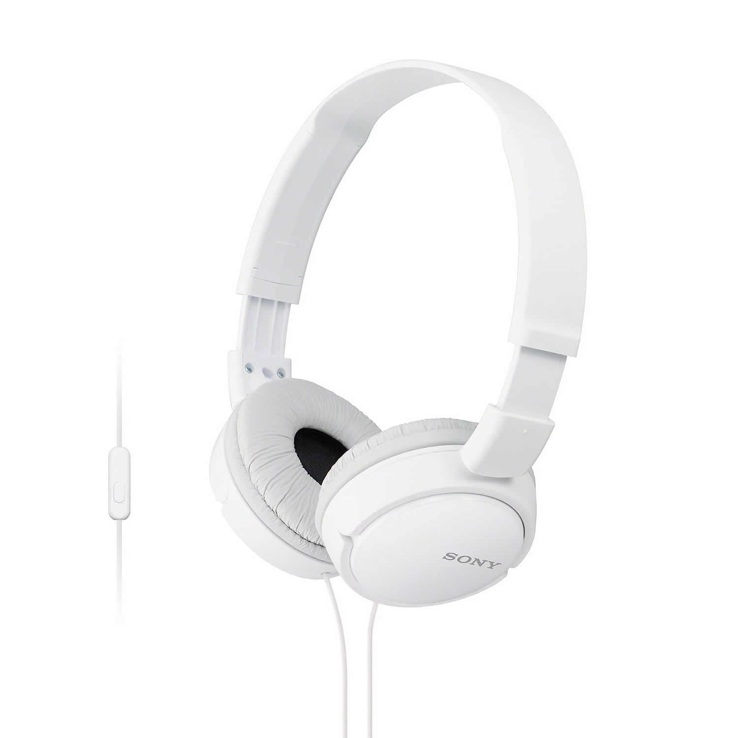 Sony Headband Headphones 30mm Driver 1.2m Cable White