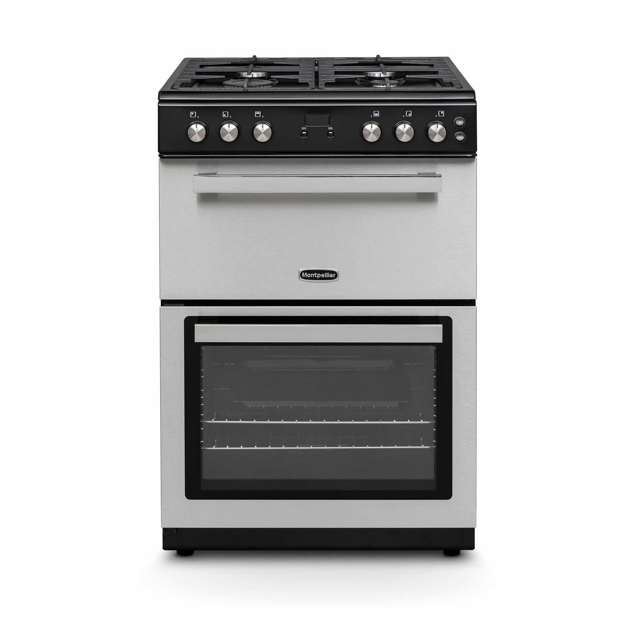 Montpellier 600mm Mini Range Double Gas Oven Stainless Steel