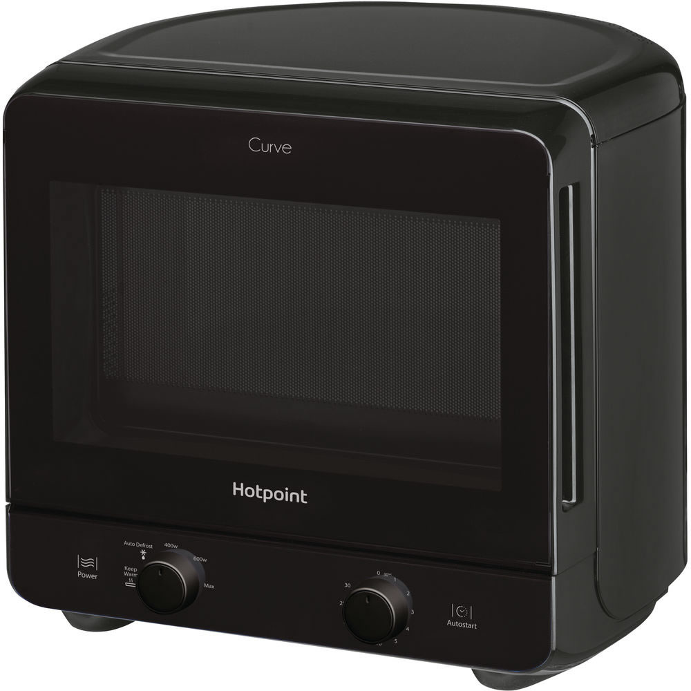 Hotpoint 700Watts Microwave 13litres Dial Control Black