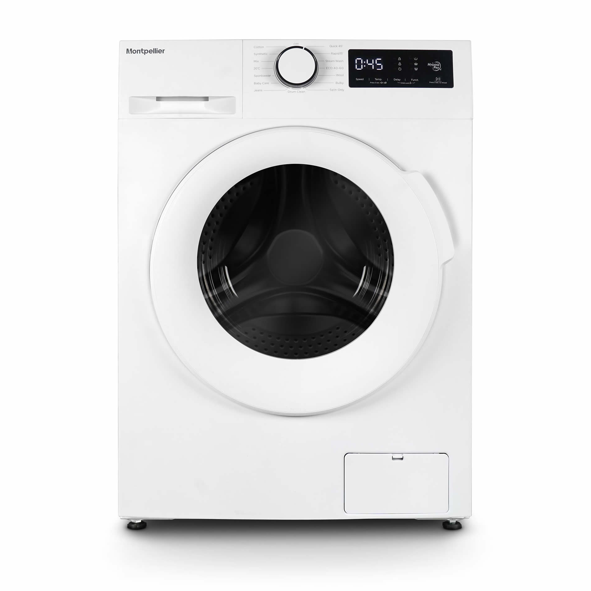 Montpellier 1440rpm 12kg Washing Machine White