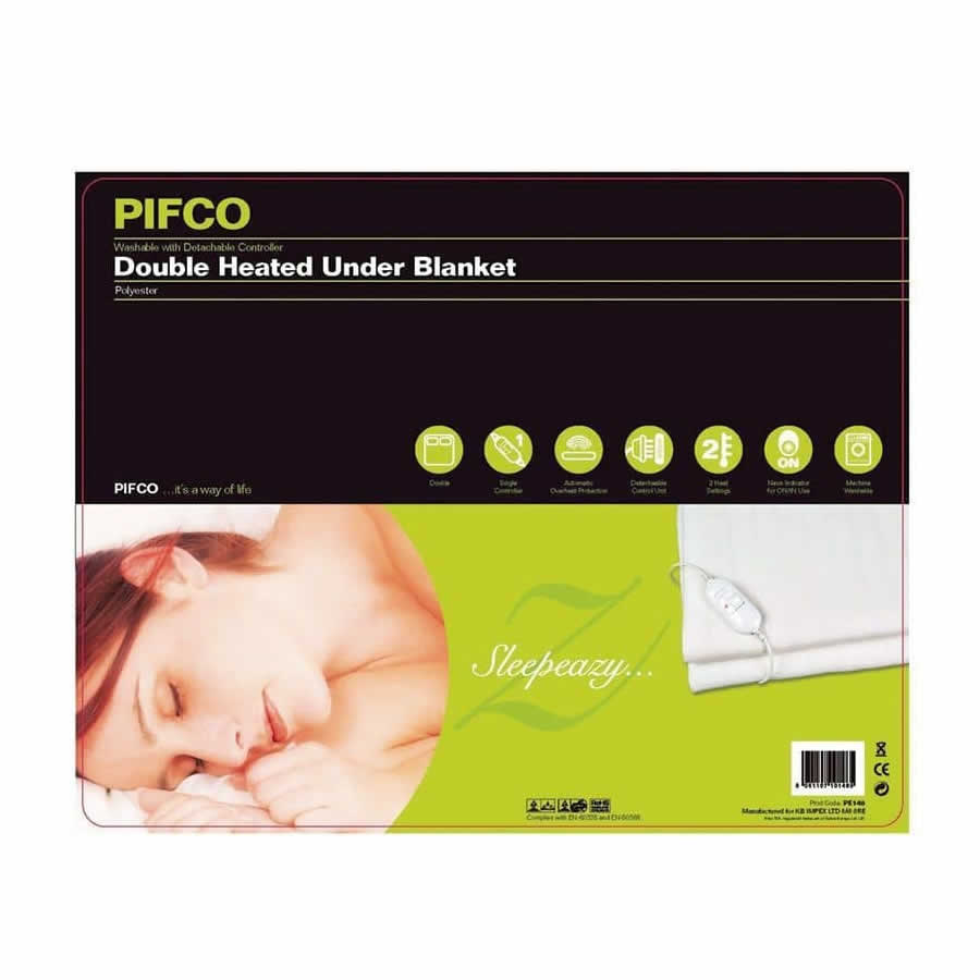 Pifco Double Size Under Blanket 3-Heat Settings