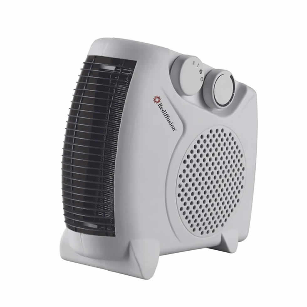 Rediffusion 2.0kW Portable Dual Position Fan Heater