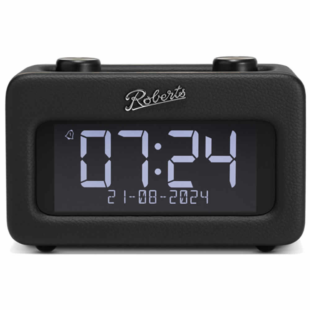 Roberts DAB+/DAB/FM RDS Clock Radio Bluetooth Black