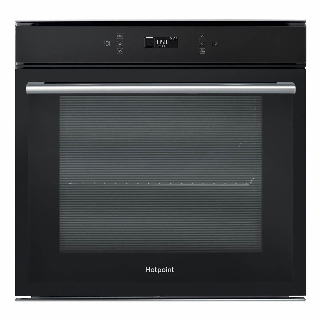 Hotpoint Built-In Single Electric Oven Self Cleaning Black