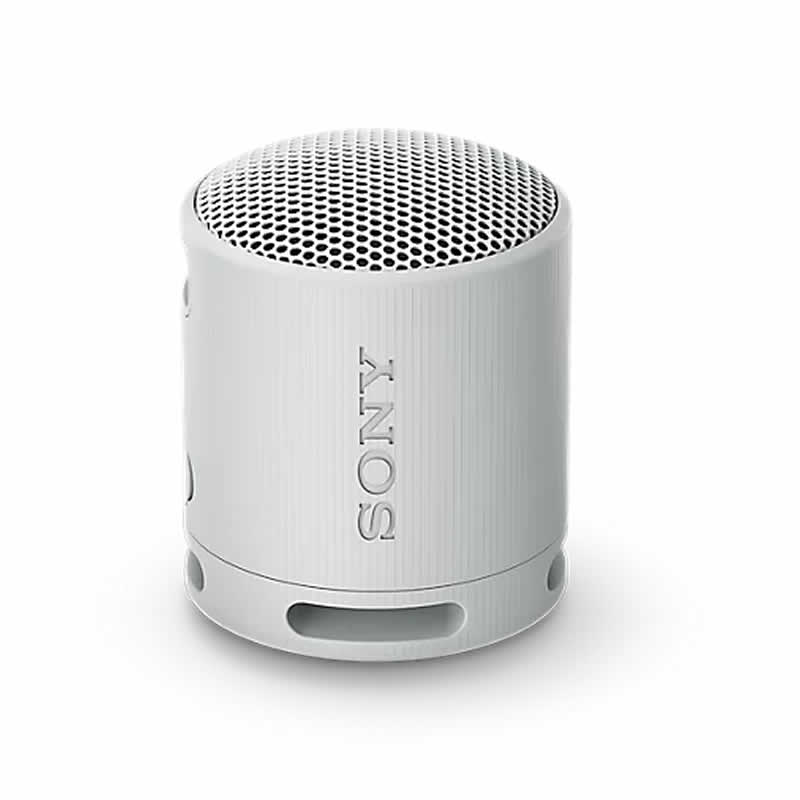 Slide SRSXB100H Portable Bluetooth Speaker 16-hours Playback White/Grey