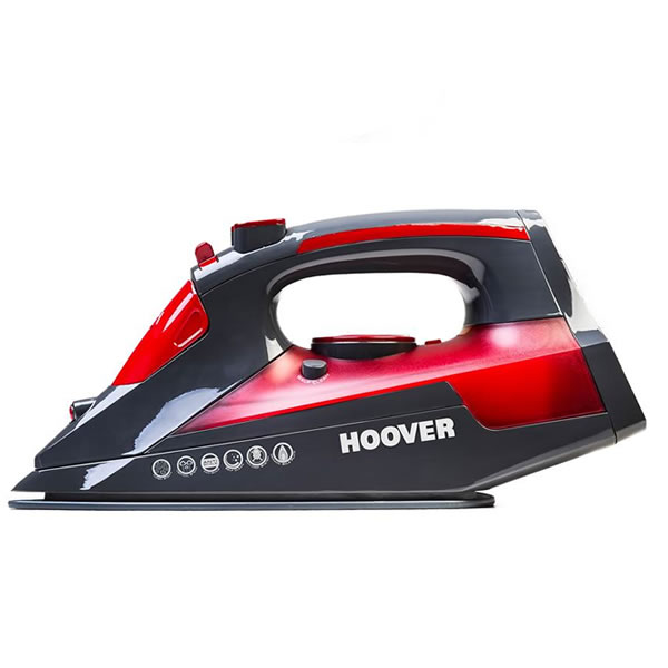 Hoover 2500Watts Steam Iron Turbo Red/Grey