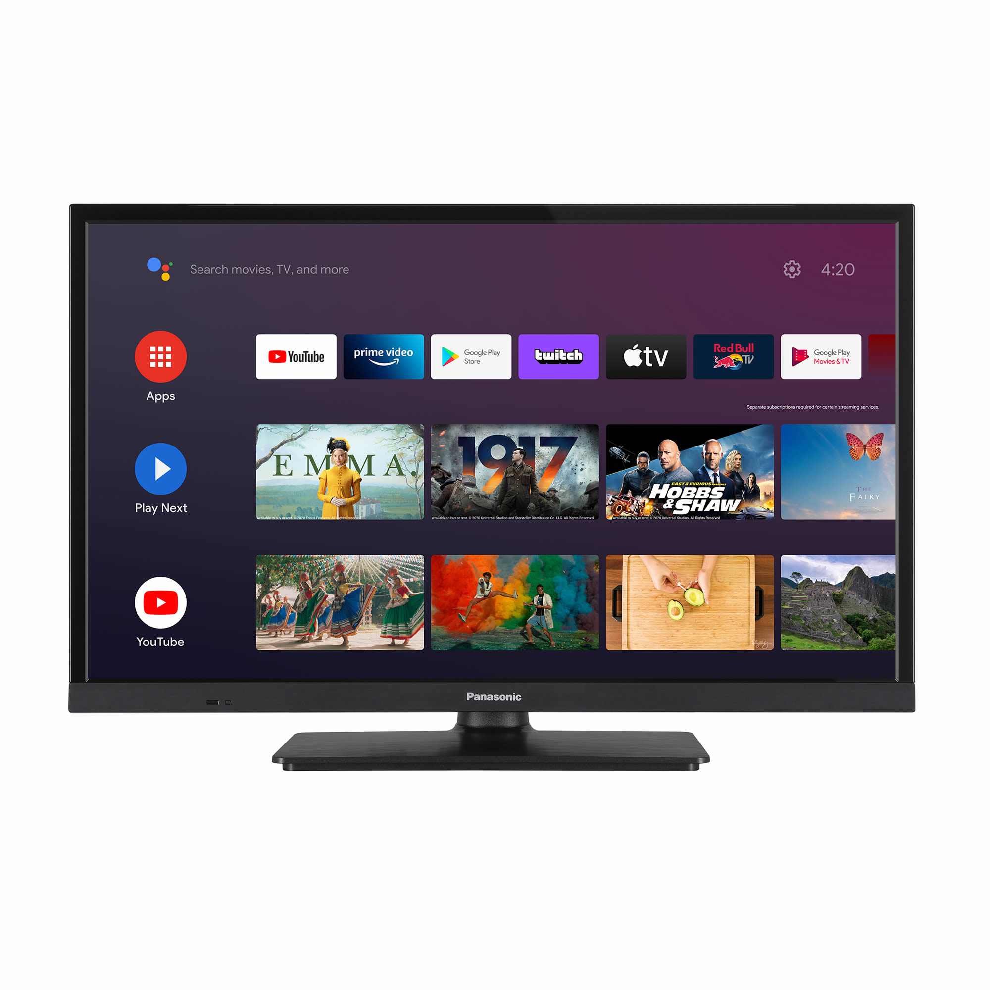Panasonic 24inch HD Ready SMART LED Freeview Wi-Fi Android TV
