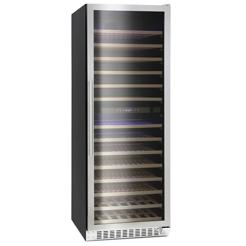 Montpellier  WS181SDX 181 Bottle Capacity Wine Cooler Class D Stainless Steel WS181SDX