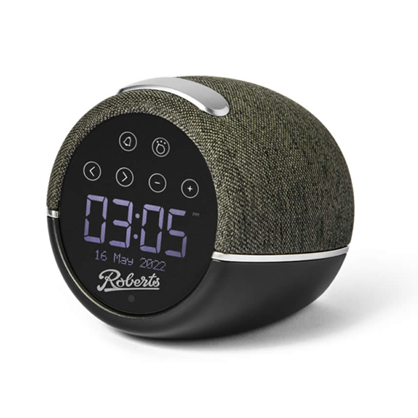Roberts DAB/DAB+/FM Clock Radio Dual Alarm Black