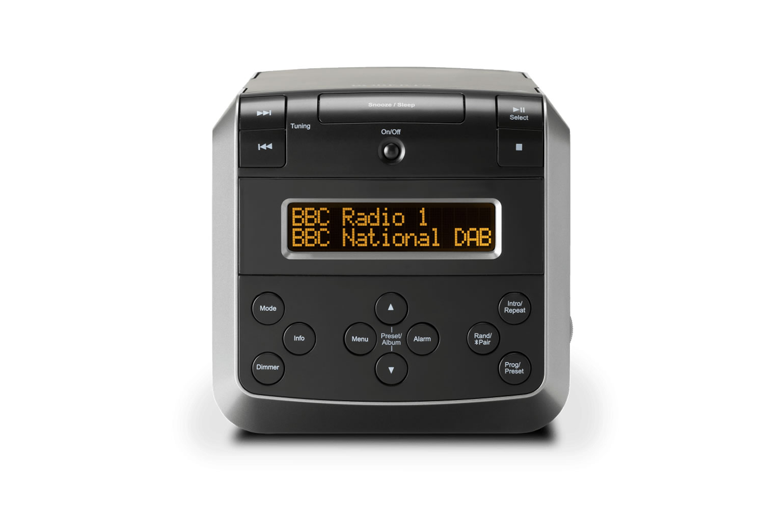 Slide SOUND48 BLACK DAB/FM CD/Clock Radio Bluetooth Streaming 40 Stations