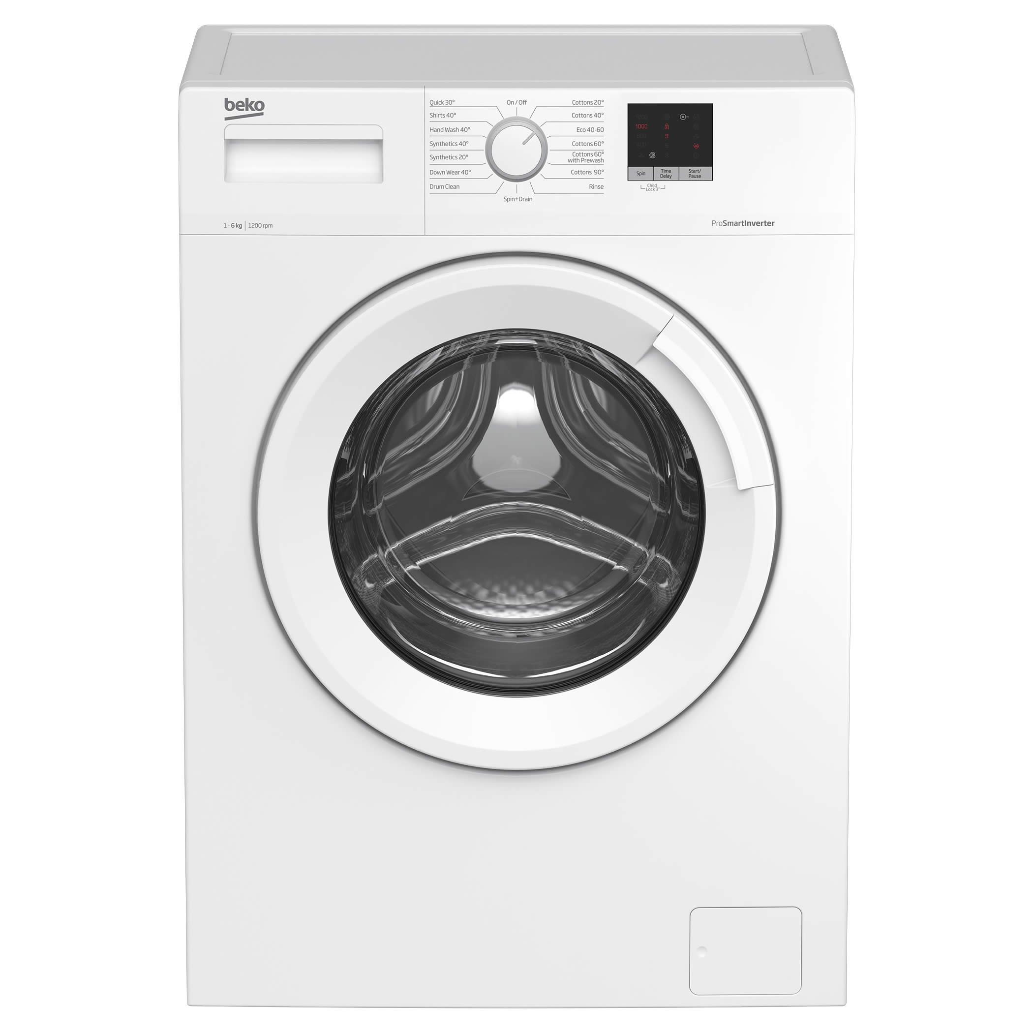 Photos - Washing Machine Beko WTK62054W 